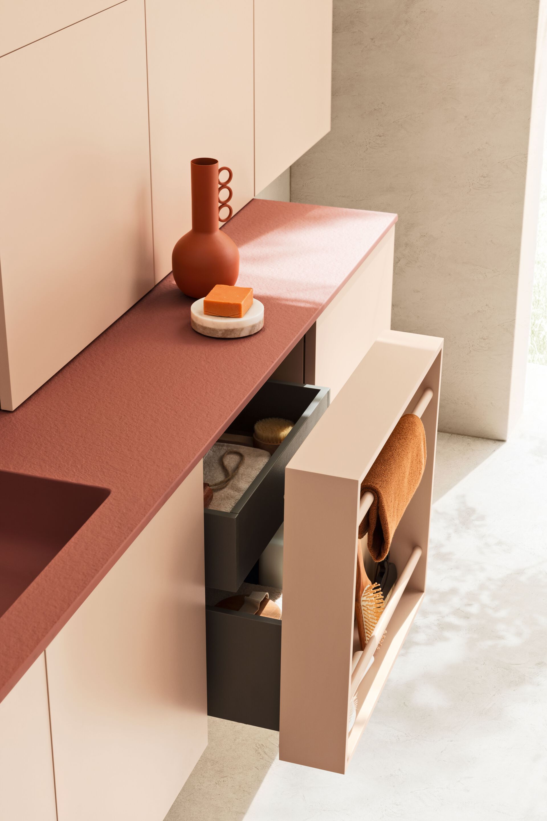 Матовый лакированный деревянный подвесной умывальник ARBLU Dress System ARCH-00084771 - Вид №3