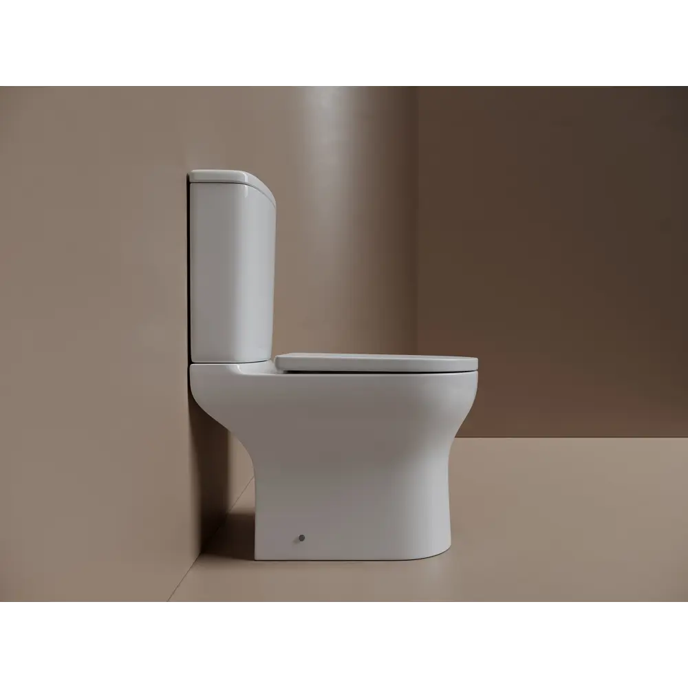 Унитаз-компакт Flo Round безободковый сиденье с микролифтом двойной смыв цвет Santreyd STLM-2029729 - Вид №8