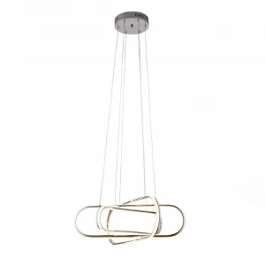 Подвесной светильник светодиодный хром Sorge 90172/6 EUROSVET ДИЗАЙНЕРСКИЕ, SORGE 00-3890046 Хром