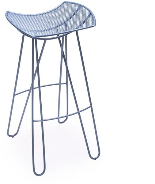 Garda Furniture Высокий металлический табурет с подставкой для ног Lei Gl01be - Вид №4