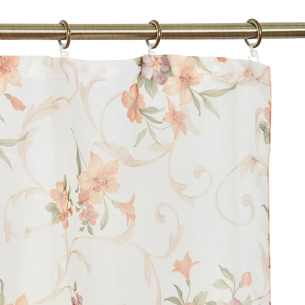 Комплект тюля на ленте для кухни «Мари» 280x160 см цвет персиковый WITERRA STLM-2146701 - Вид №3