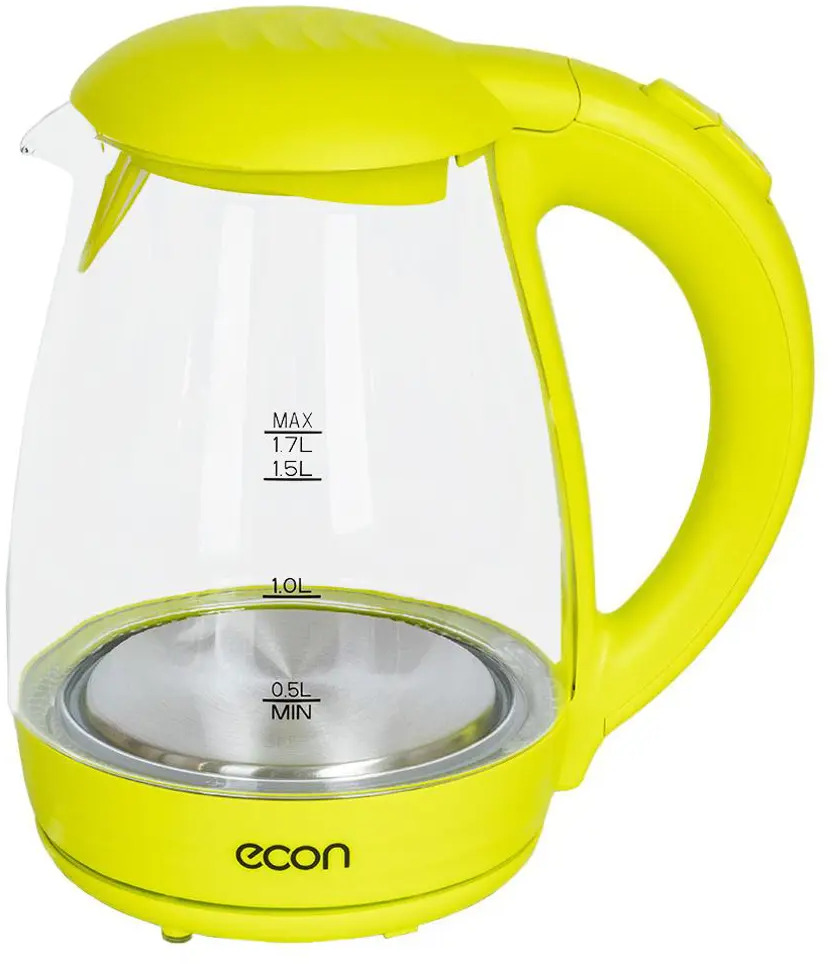 90447359 Чайник Econ ECO-1739KE lime 1.7 л стекло цвет зеленый STLM-0882641