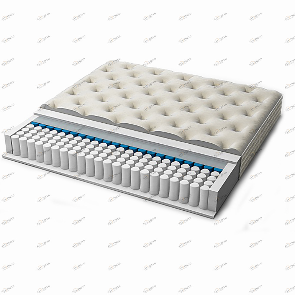 Матрас с независимым пружинным блоком 200x200 Duo Star BELABEDDING  255926 Белый 