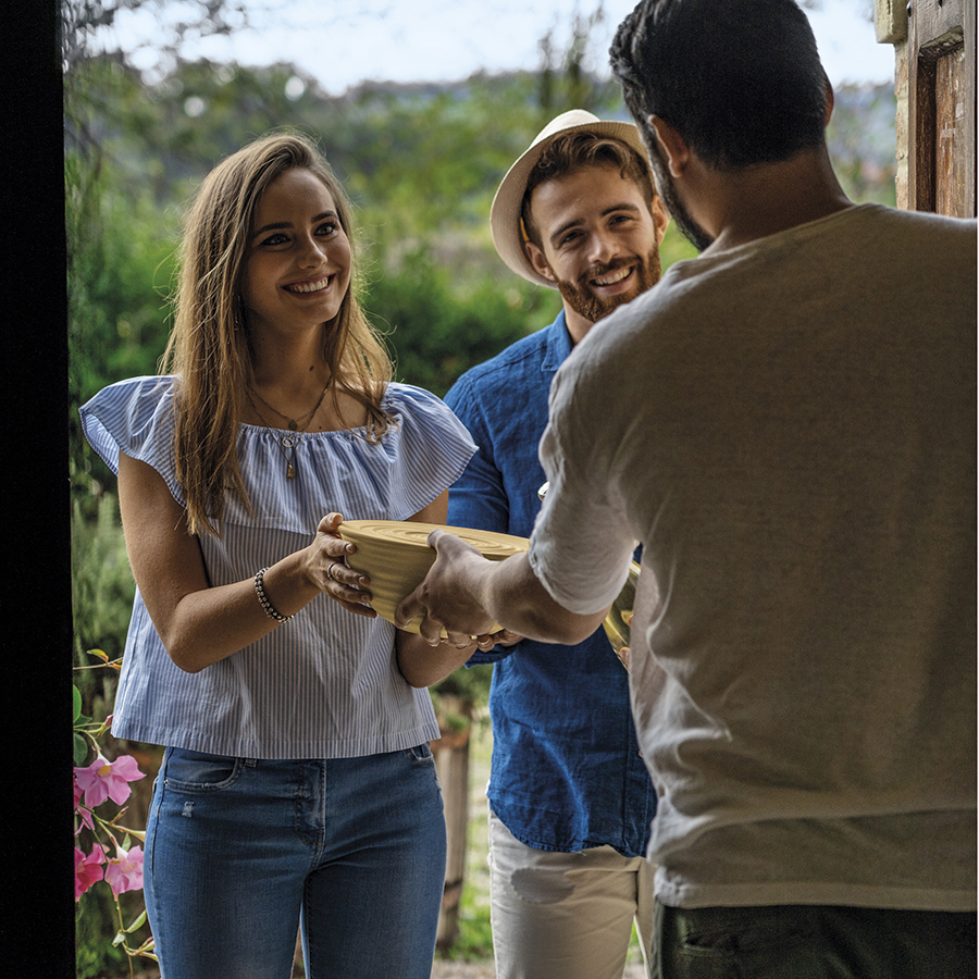 175002176 Миска с крышкой tierra, D25 см, зеленая Guzzini  - Вид №3