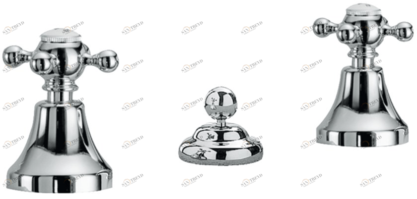 Fir Italia Смеситель для биде с 3 отверстиями Melrose 22 2220215