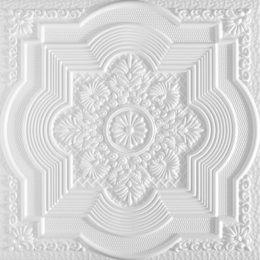 Плита потолочная D504 белая (24) Decor Ek STSR-2152