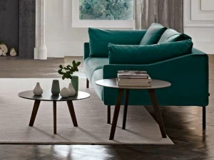 JESSE Круглый журнальный столик из мдф для гостиной