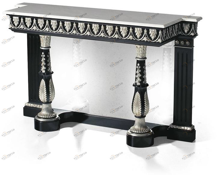 OAK Лакированная консоль с мраморной столешницей Galleria sun-id-1478916