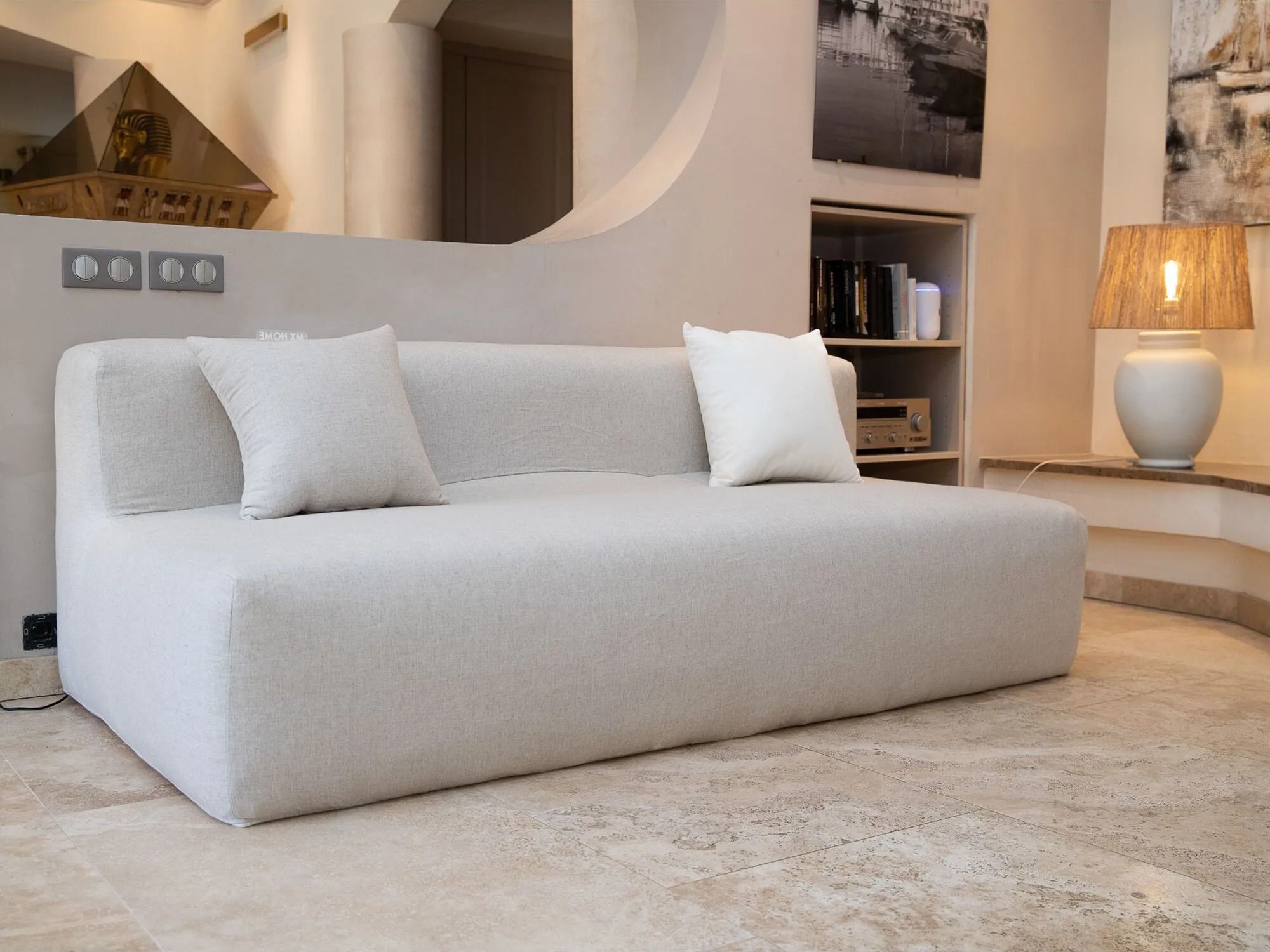 3-местный съемный льняной диван MX HOME CI-R3P / CI-L3P ARCH-00024224 - Вид №2