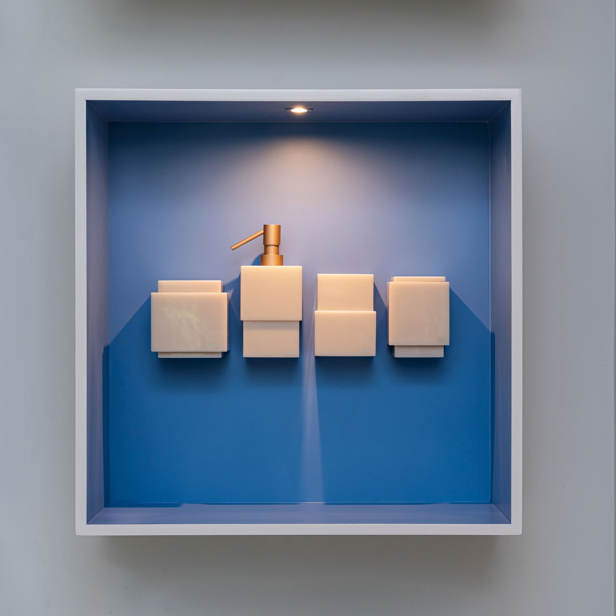 Держатель для хлопка из смолы с крышкой Vallvé METRO ARCH-00036795 - Вид №4