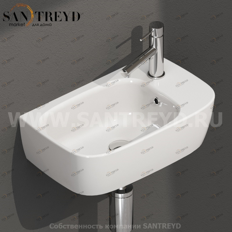 GE047BI Подвесная раковина настенная овальная Ceramica Globo GENESIS белая