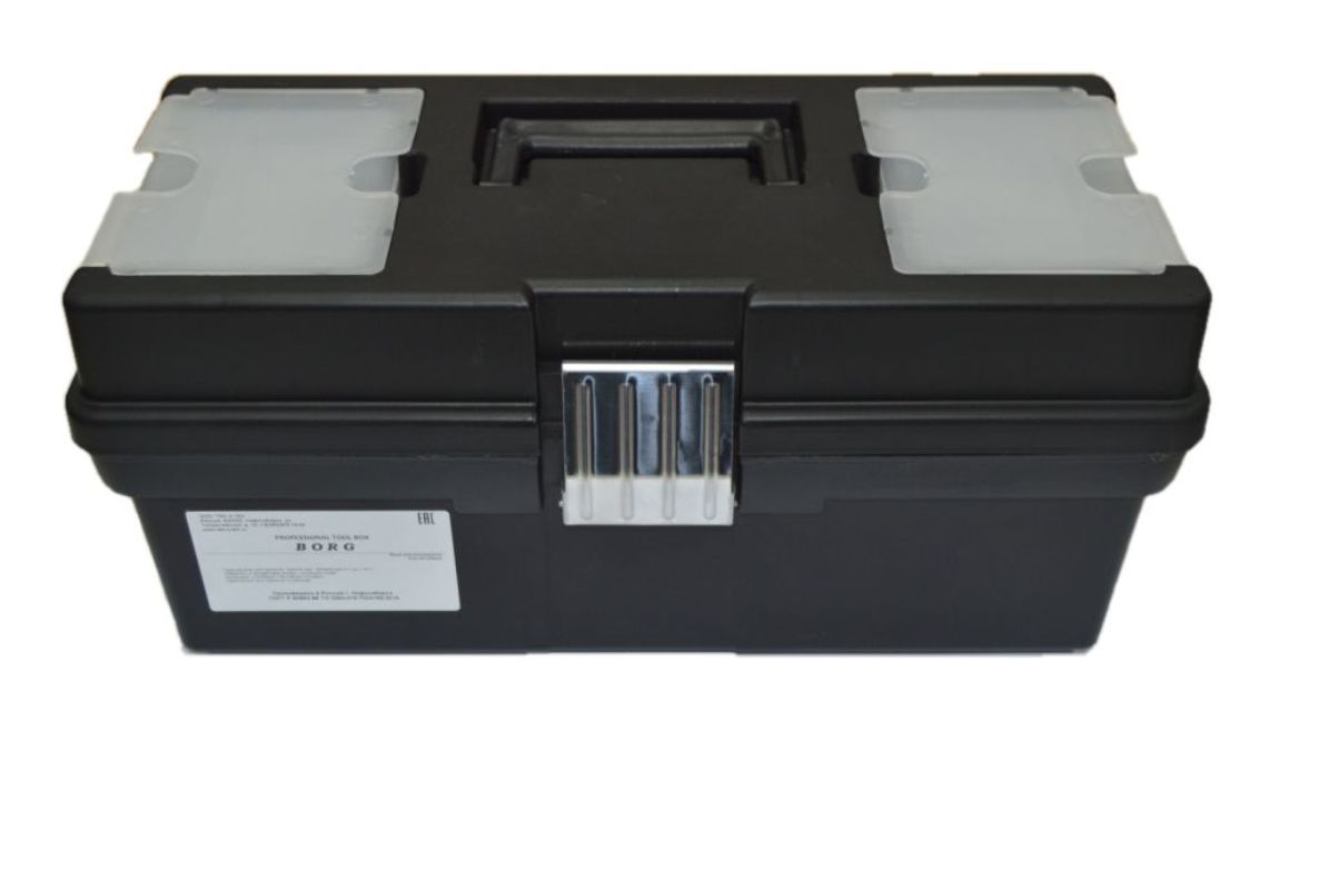 BORG16-4 Ящик для инструмента BORG 16-4 Черный Цветочная коллекция 