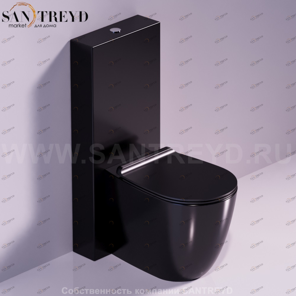 CT09D20NERO Бачок для унитаза Черный Simas Vignoni Италия