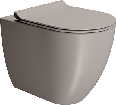 881005 Подвесной унитаз настенный Бежевый GSI ceramica  Италия  - Вид №1