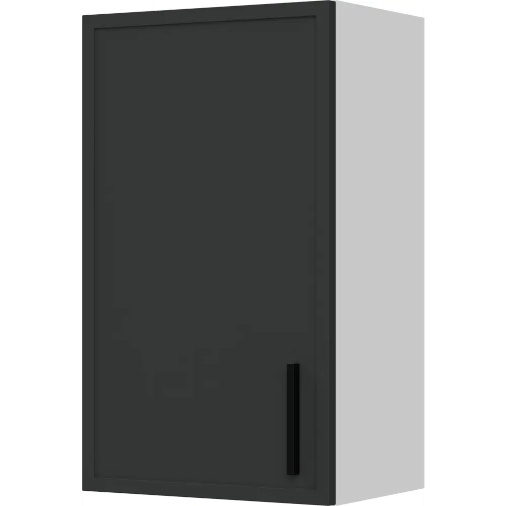 DELINIA Шкаф навесной Неро графит 40×67,6×29 см для современной кухни 86586443 STLM-0070496 - Вид №1