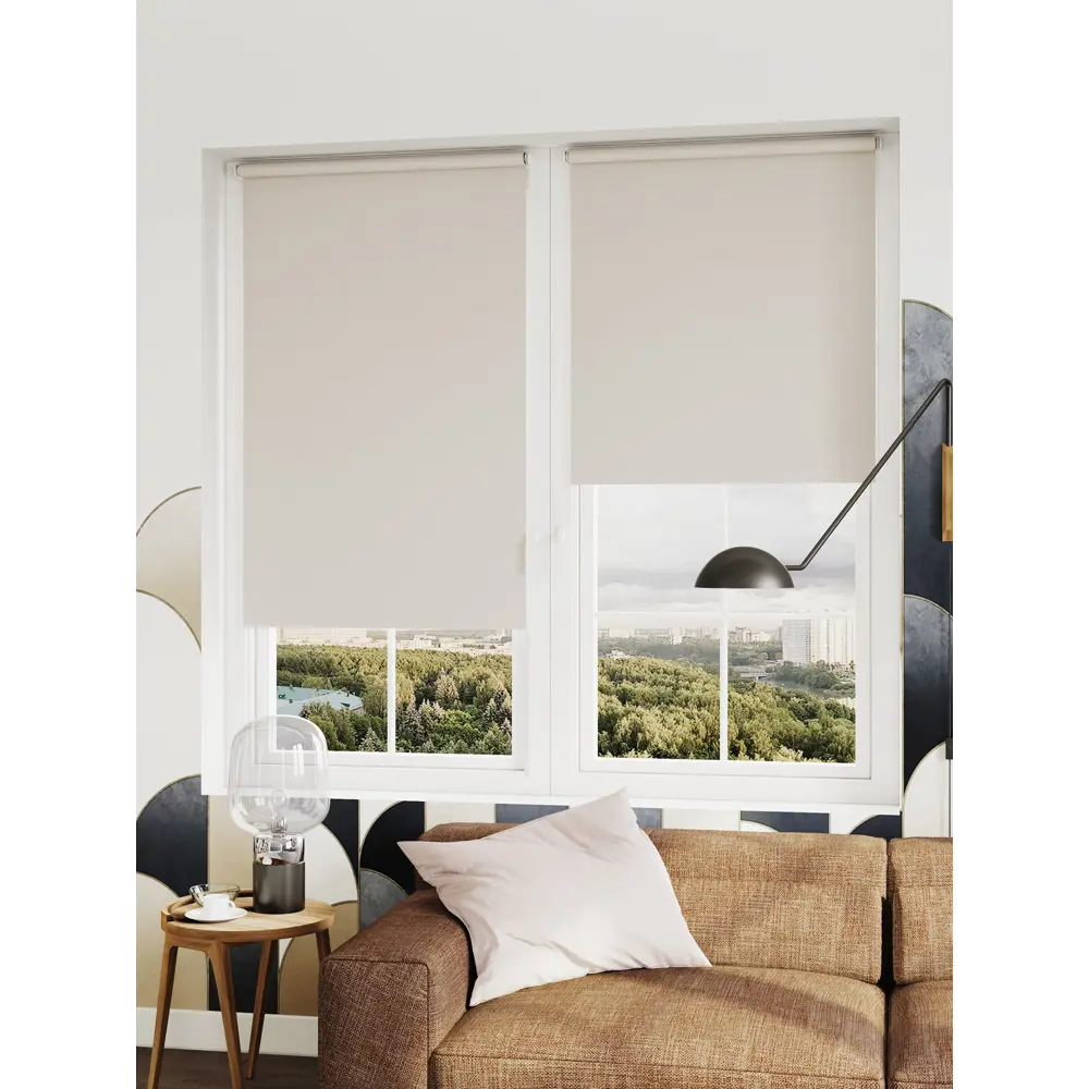 Рулонная штора DOMLEGRAND Сансет 80×250 см белая 89360943 STLM-1063848 - Вид №5