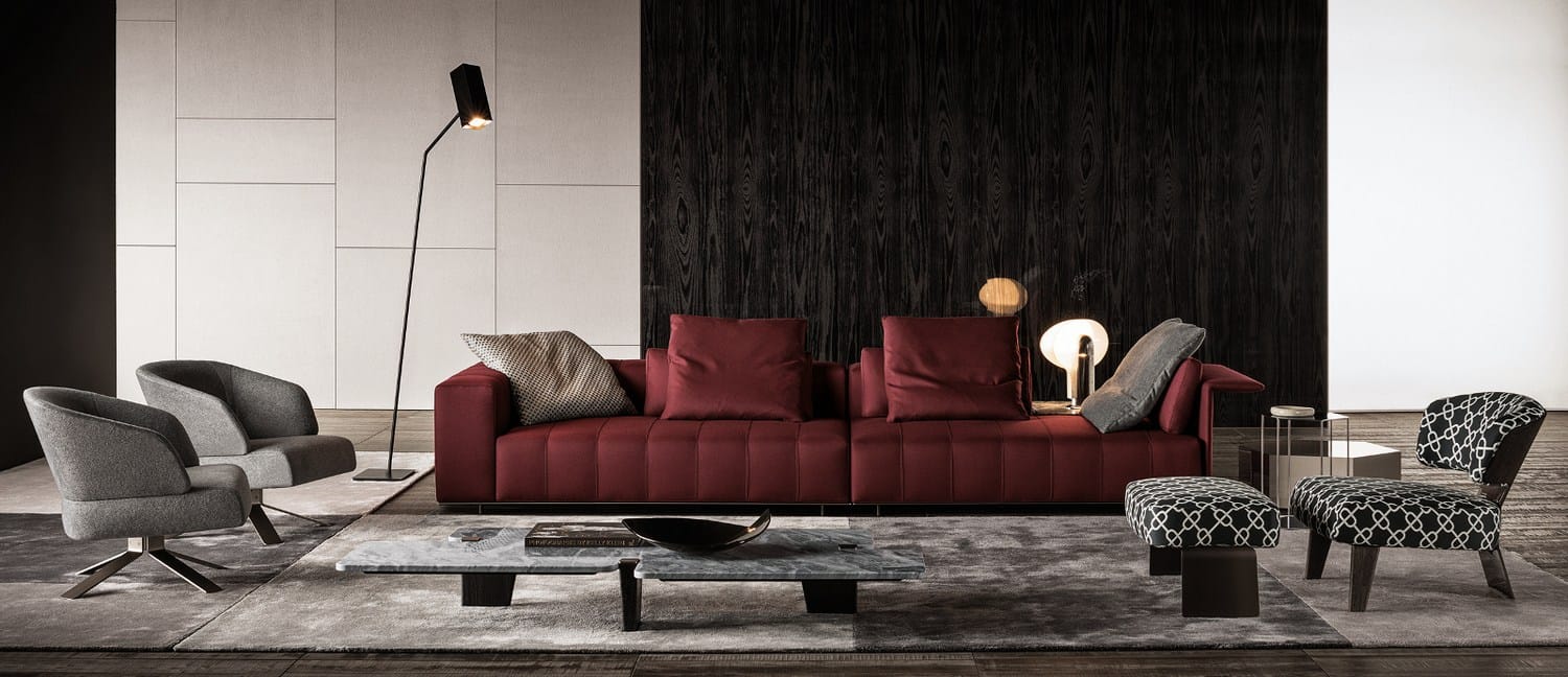 Ткань диван Minotti Freeman ARCH-00060440 - Вид №9