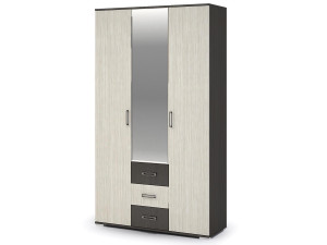 90584083 Шкаф 120x212x44 см ЛДСП цвет бежево-коричневый STLM-0295183 СТЕНДМЕБЕЛЬ
