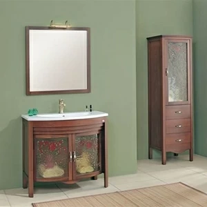 Epoque Тумба FLORENCE 95 wood-glass