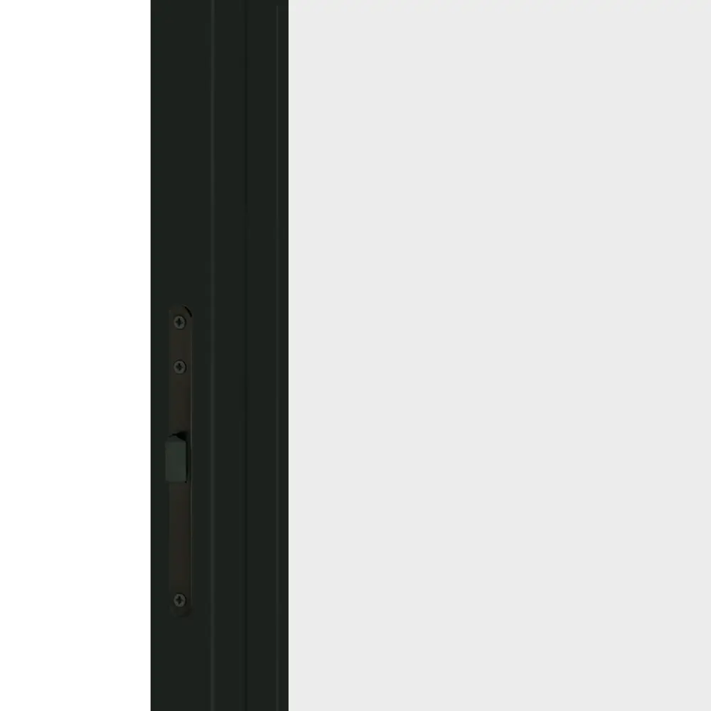 Дверь межкомнатная глухая Invisible Opt 70x200 см левая алюминий цвет белый с черной кромкой 89439055 STLM-2145726 VELLDORIS  - Вид №3