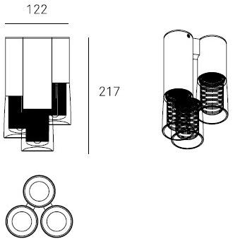 Milan Iluminacion Пмма светодиодный потолочный светильник Kupp 6310 - Вид №2