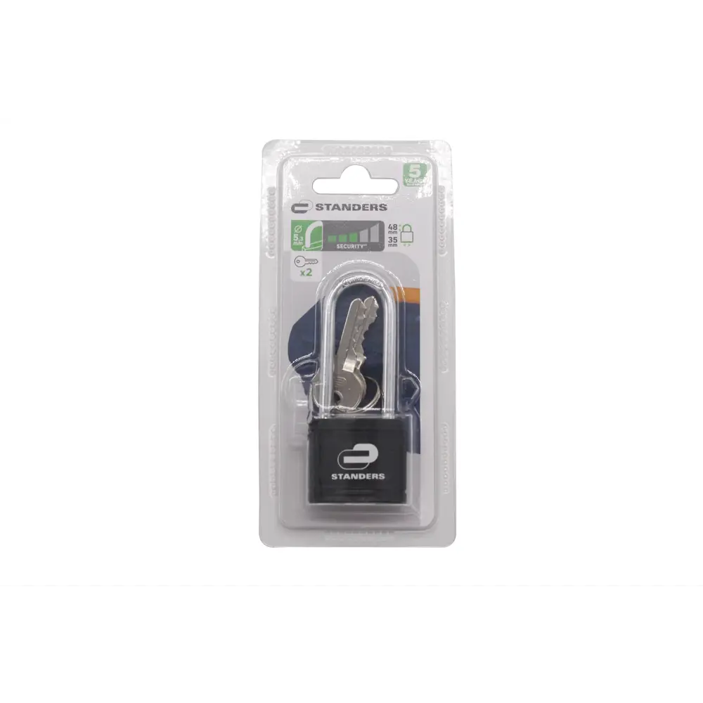 Навесной замок STANDERS с усиленной дужкой для надёжной защиты 86255597 STLM-0900125 - Вид №2