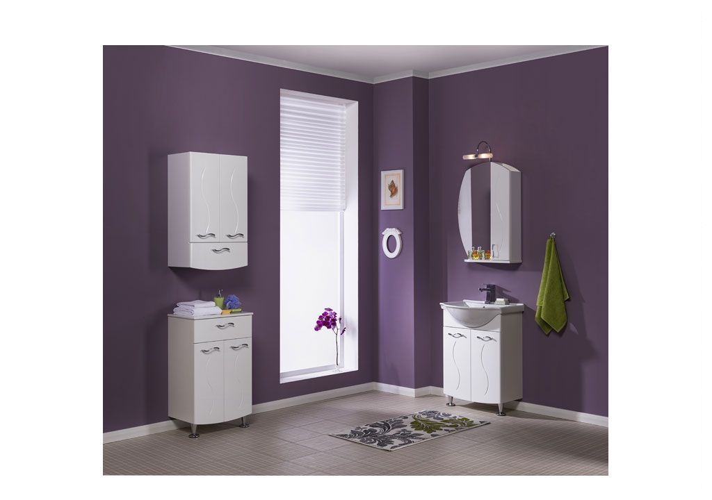Мебель для ванной Aquanet Моника 60 белый 00187565 - Вид №4