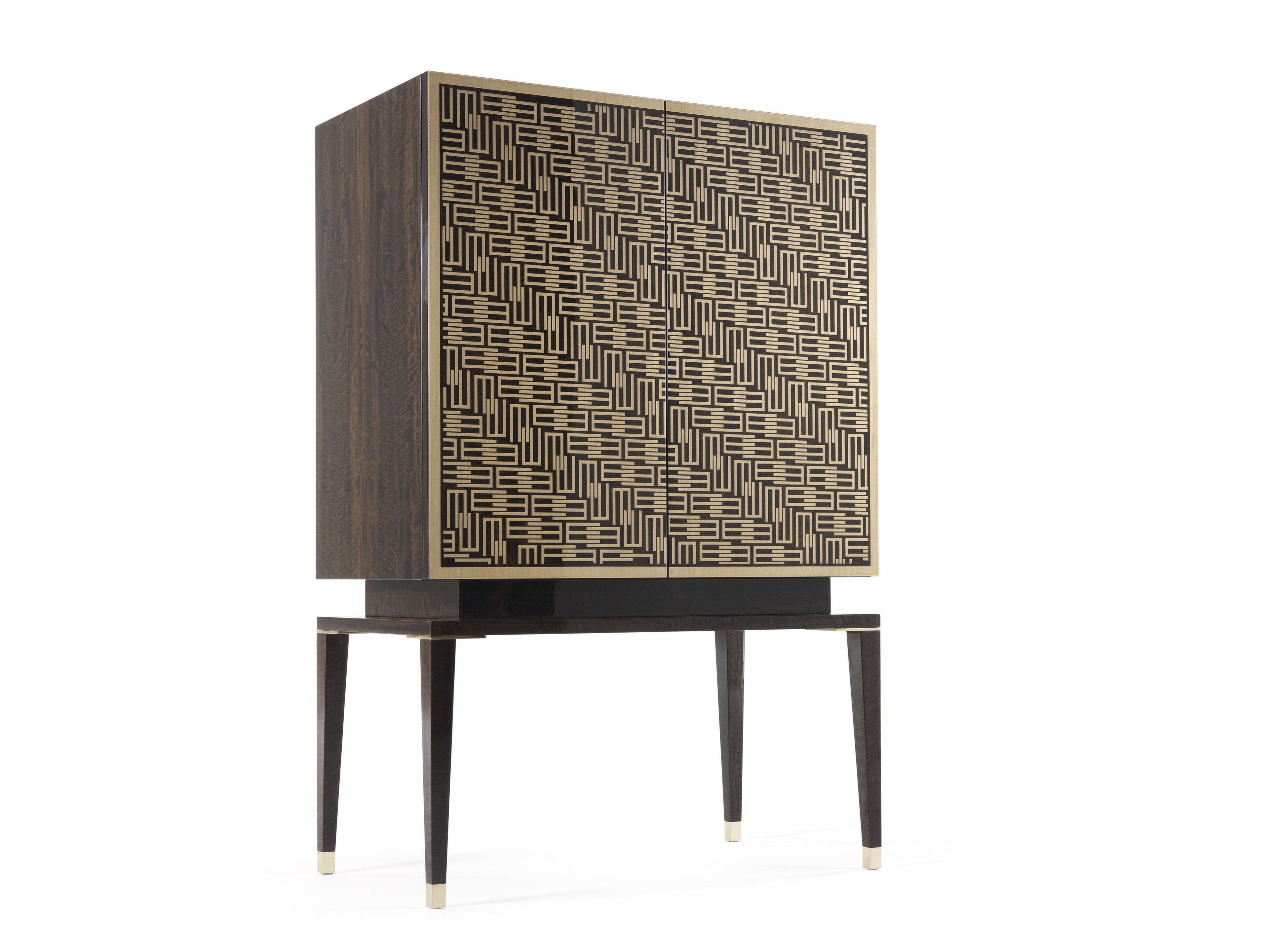 Эвкалиптовый шкаф с распашными дверцами ETRO Home Interiors Tibesti ARCH-00092040 - Вид №1