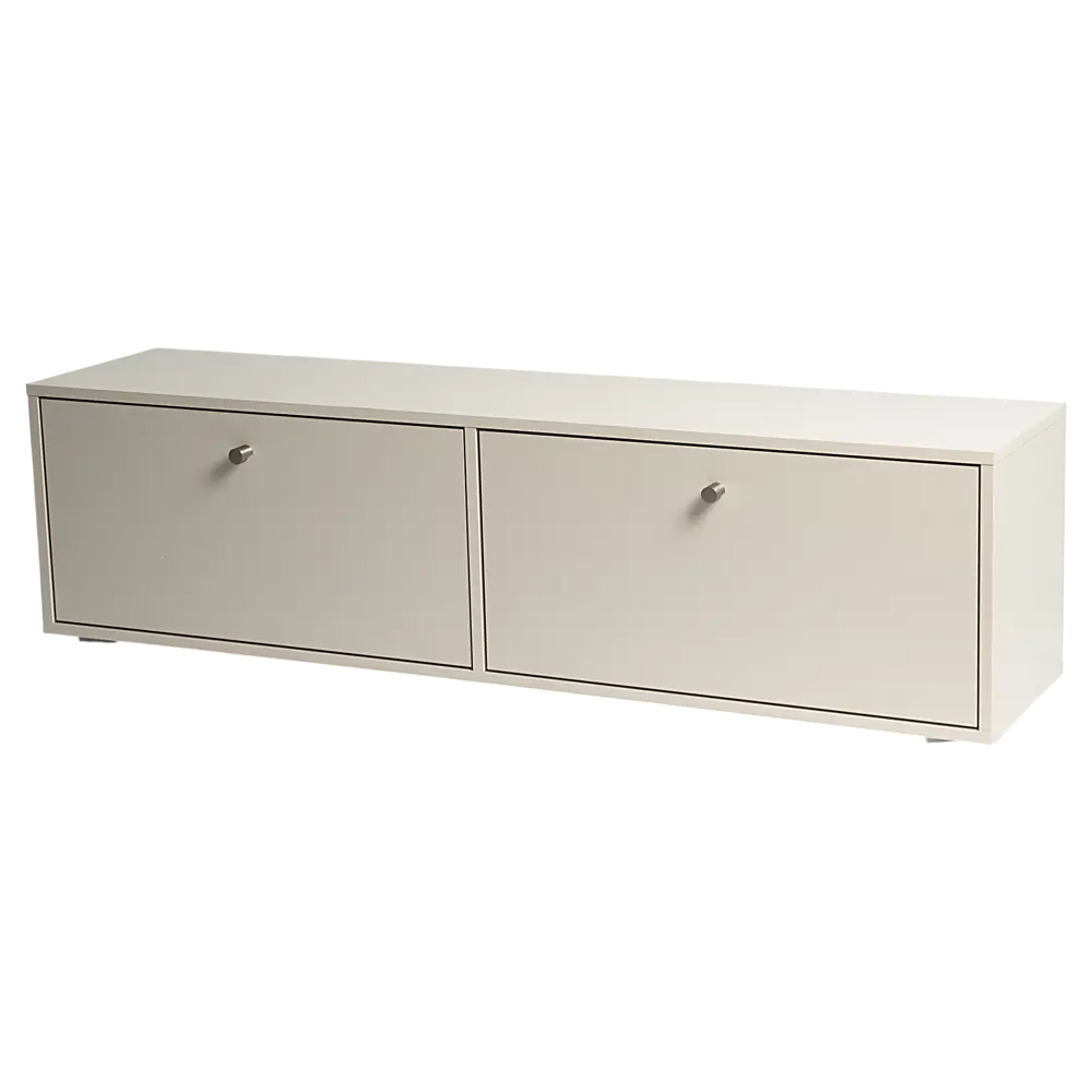 Тумба под ТВ МОНО ЛАЙТ с ящиками 36х140х32 бежевый 89402101 STLM-2140337 Santreyd - Вид №2