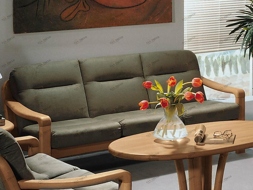 Dyrlund 3-х местный деревянный диван  1230a/3 