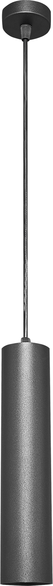СВЕТКОМПЛЕКТ Подвесной светильник Цилиндр черный с регулируемой высотой 82261820