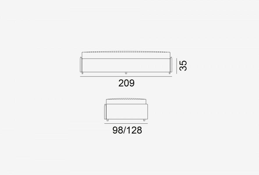 Gervasoni Раскладной диван-кровать Beds sun-id-1431825 - Вид №2