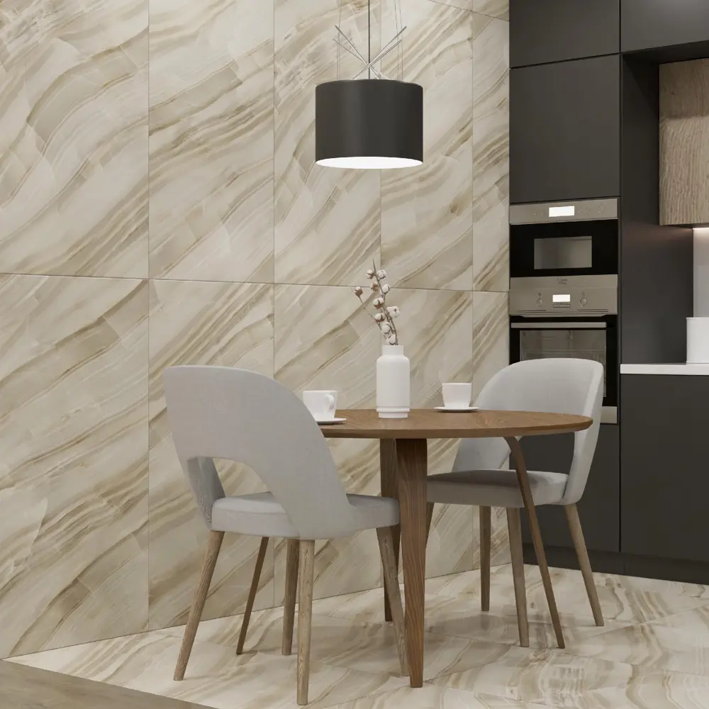 Керамогранит Axima Belgrade 120x60 см - бежевый ректифицированный 87688547