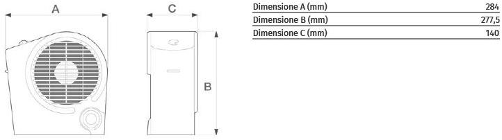 Vortice Переносной и установочный тепловентилятор Scaldatutto 70185 - Вид №3