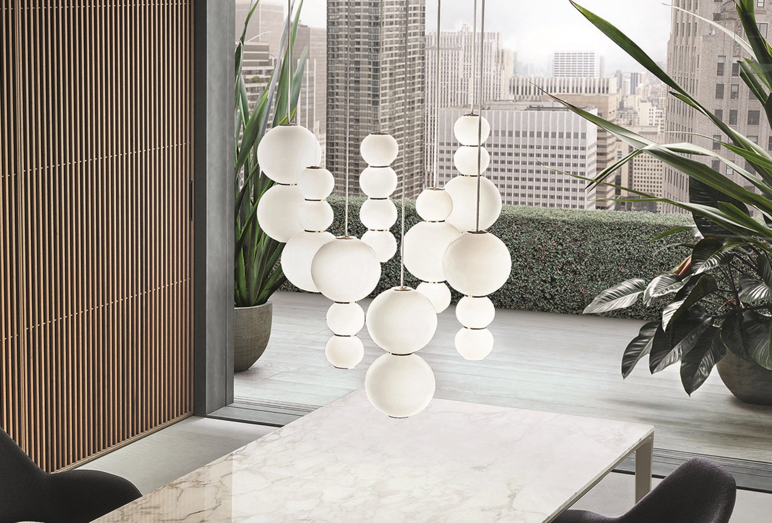 Стеклянный светодиодный подвесной светильник Formagenda ARCH-00140681 - Вид №4