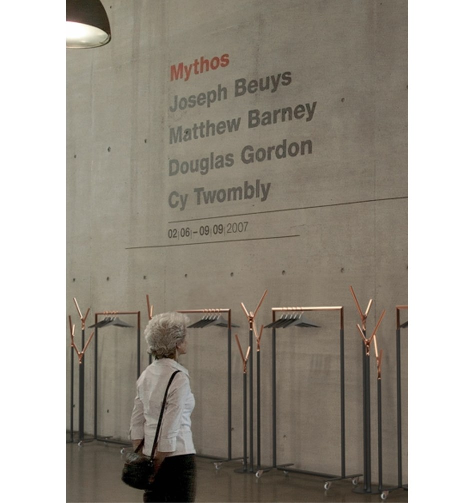 FROST Вешалка 4 » чёрная / медь Резина / нержавеющая сталь Черный / медь U3013-C  - Вид №7