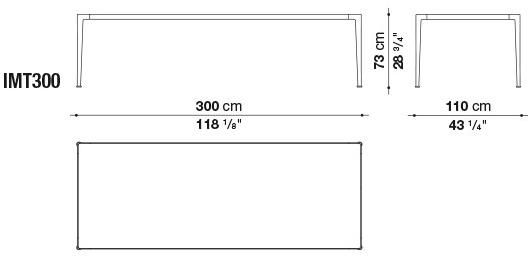 B&B Italia Прямоугольный стеклянный стол Mirto indoor sun-id-1358012 - Вид №10