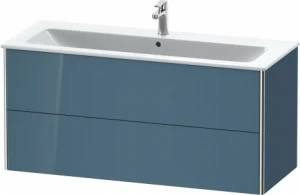 XS417404747 Тумбочка подвесная XSquare #XS4174 1210 x 478 мм Каменно-синий глянцевый лак