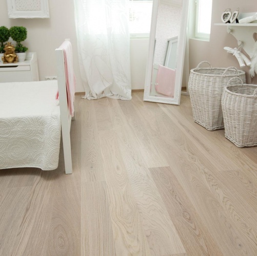 Виниловый ламинат Decoria Бежевый Беленый Dr 5301 Дуб с брашью (Текстурированная) 1210х169 мм 1000900184 - Вид №1