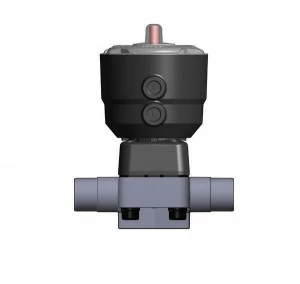 SANIT 471102533 2/2-ходовой мембранный клапан DK / CP, ПВДФ, д 20 - 75 г, сварка сокет сварки, NC