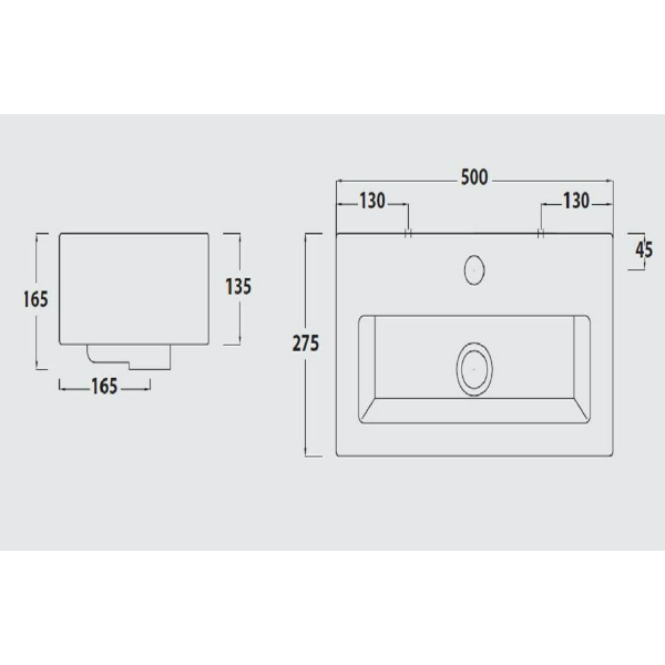 43512 Накладная раковина на столешницу  овальная Ceramica Hidra  - Вид №1