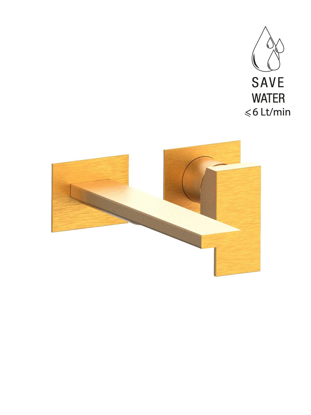 Настенный смеситель для раковины с ограничителем расхода Rubinetterie Frattini Vita Due ARCH-00078238 - Вид №39