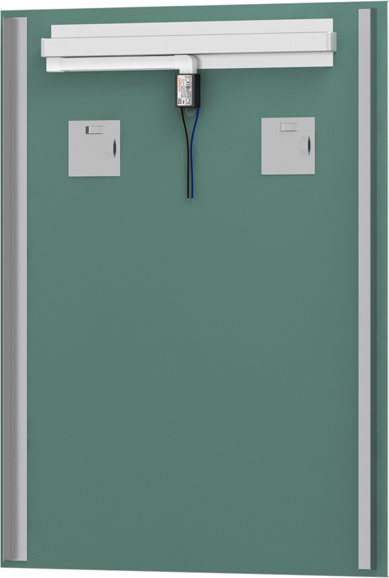 BY 2100 Зеркало со встроенным LED-светильником 2 W EVOFORM Ledline - Вид №2