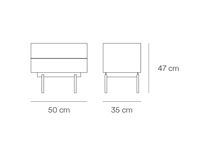 Прикроватная тумбочка из МДФ TEULAT восемь ARCH-00000320 - Вид №5