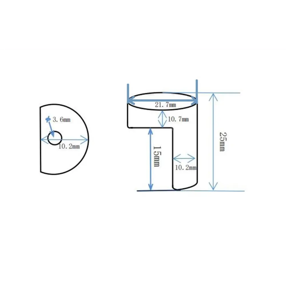 INSPIRE Ручка-кнопка мебельная бронзовая алюминиевая 87948319 STLM-1080312 - Вид №5
