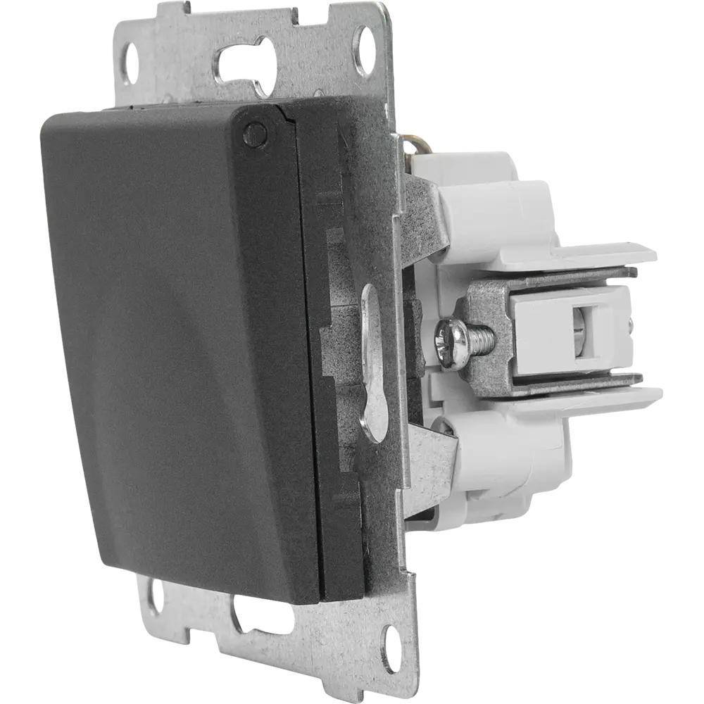 Розетка влагозащищенная GUSI Electric с крышкой графит 84695693 Ugra STLM-0053793 - Вид №4