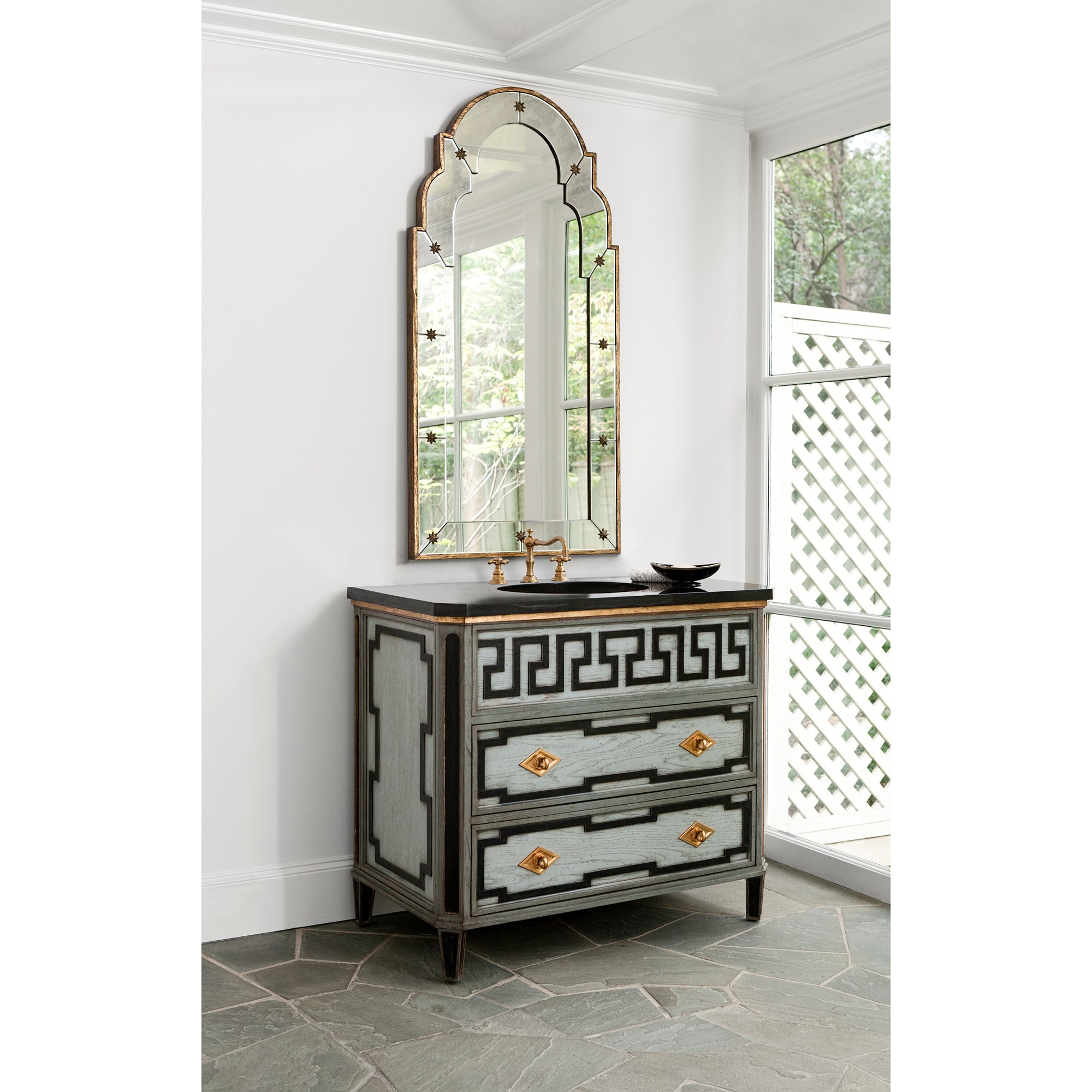 Тумбочка, большая (от 37 до 59,5) 24086-110-401 Como Sink Chest Ambella  - Вид №1