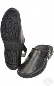 60962 Туфли Сабо "Шарм" мужские темные  Медицинская обувь размер 46