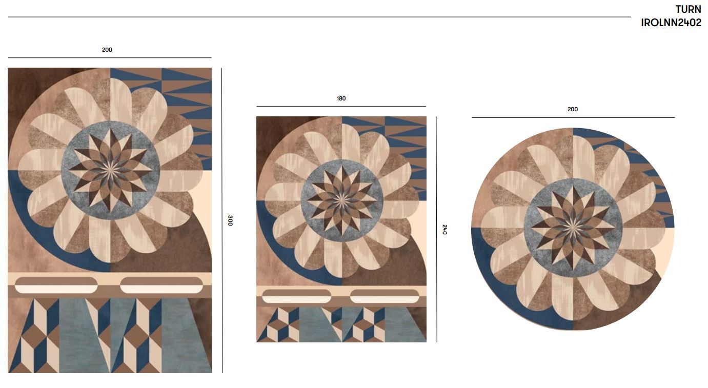 Узорный ковер Inkiostro Bianco Travelogue ARCH-00091192 - Вид №9