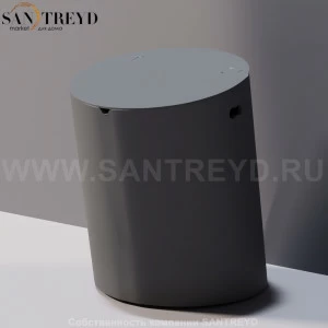 Agape BASKET Корзина для белья серая ACOM0510G